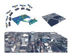 Urban Semantic 3D Reconstruction From Multiview Satellite Imagery