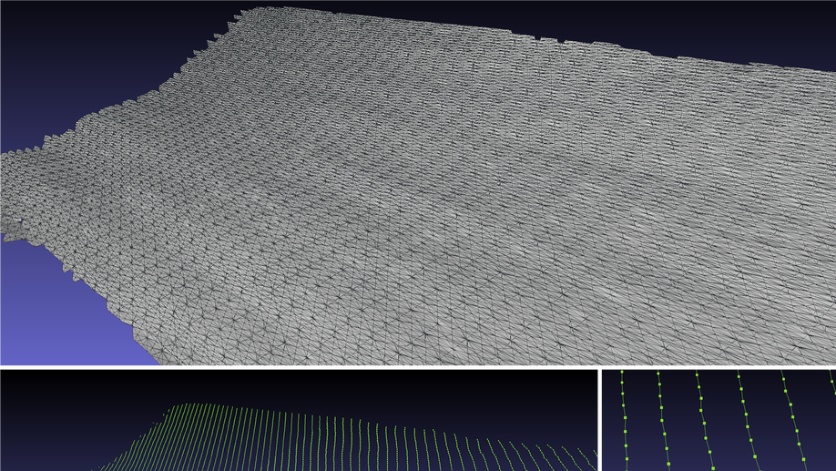 3D-Mesh to Polyline Sticks Conversion